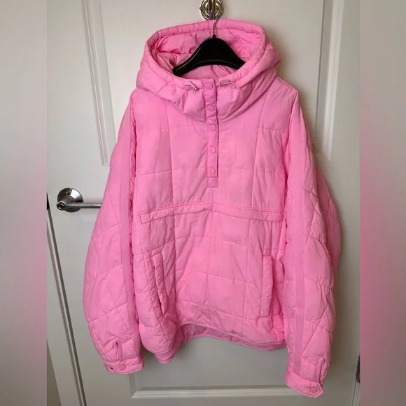 FP Movement by Free People Pippa Water-Resistant Packable Pullover Jacket Pink - Picture 2 of 10